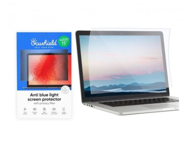 Ocushield • Fólie s blue-light filtrem pro MacBook Pro 15"  (345x224mm) MAGNETIC