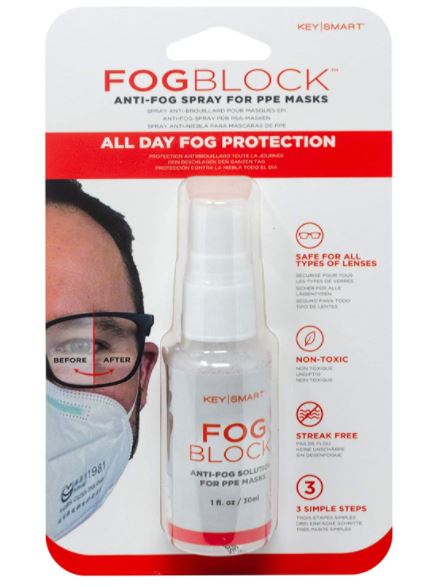 KeySmart • FogBlock - sprej proti zamlženým brýlím