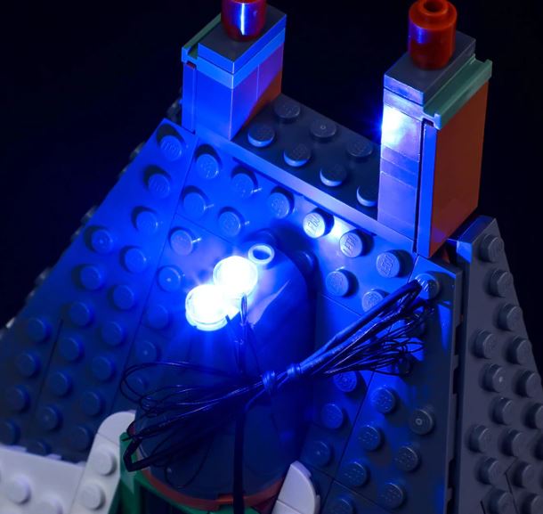 LIGHTAILING • 1x1 LED LEGO®- 2v1 bodové světlo - modrá