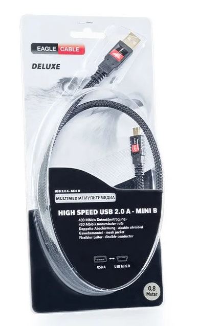 EagleCable • DELUXE High speed USB 2.0A-Mini B  1,6m