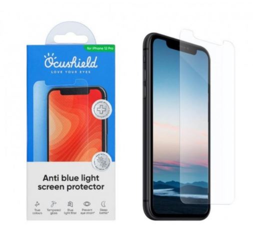 Ocushield • Tvrzené sklo s filtrem blue-light • iPhone 14 Pro