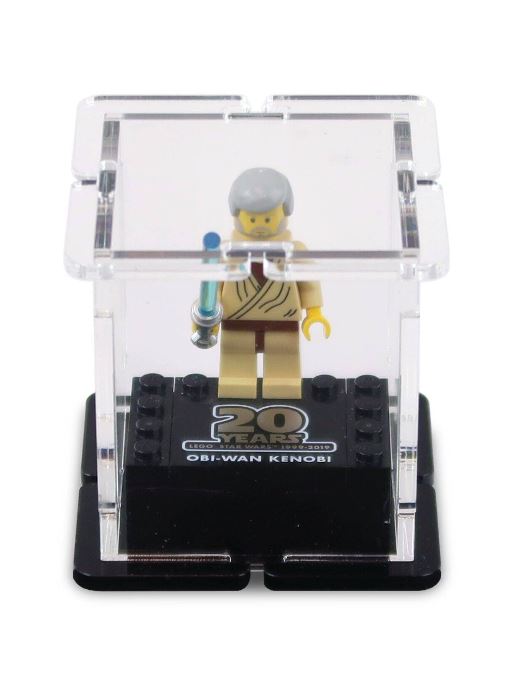 IDISPLAYIT • box na LEGO®- Samostatná vitrína pro minifigurku - Black