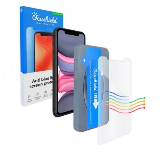 Ocushield • Tvrzené sklo s filtrem blue-light • iPhone 15 Regular  (6.1")