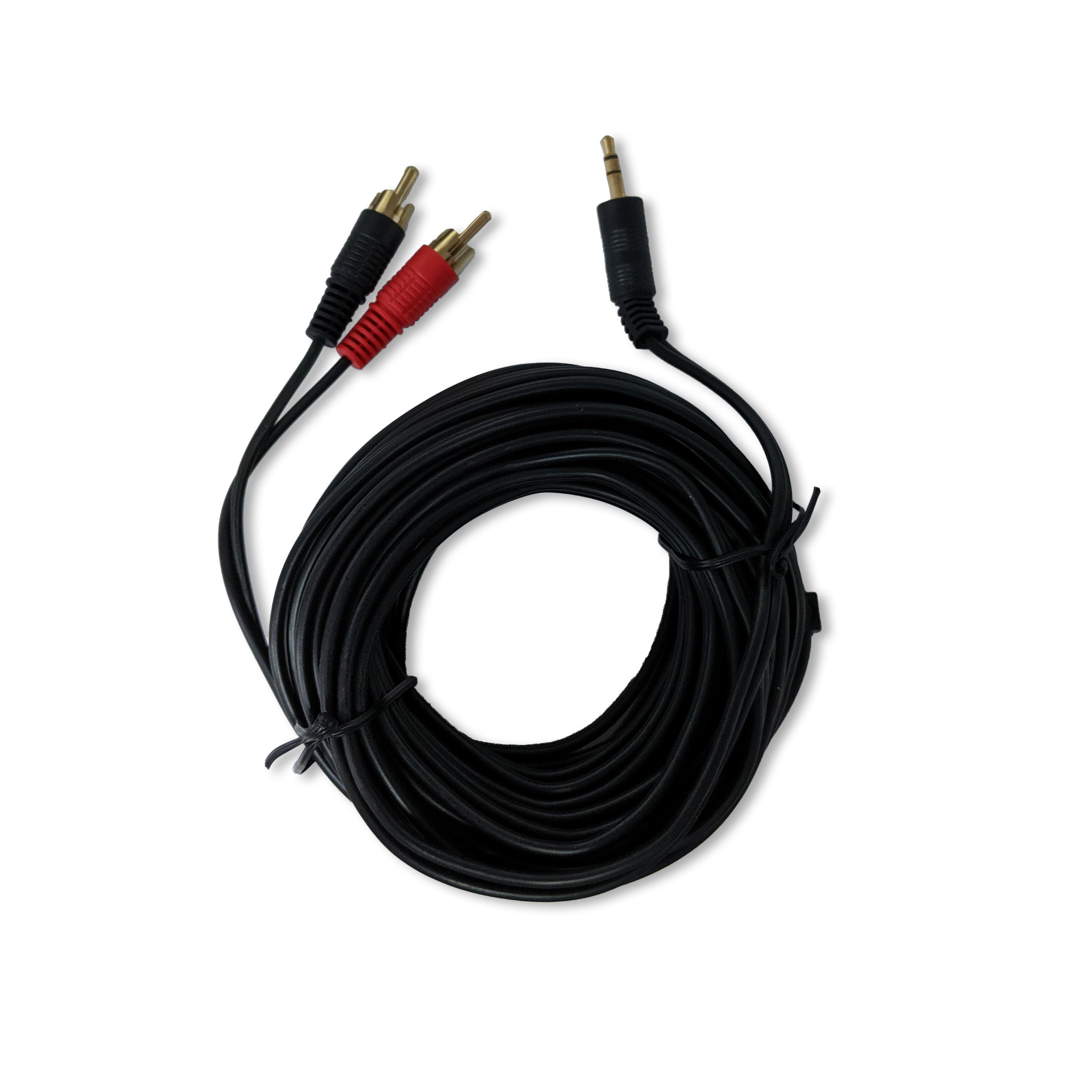 Lithe Audio • Kable prodlužovací stíněný_ RCA | Jack, 10m 3,5mm