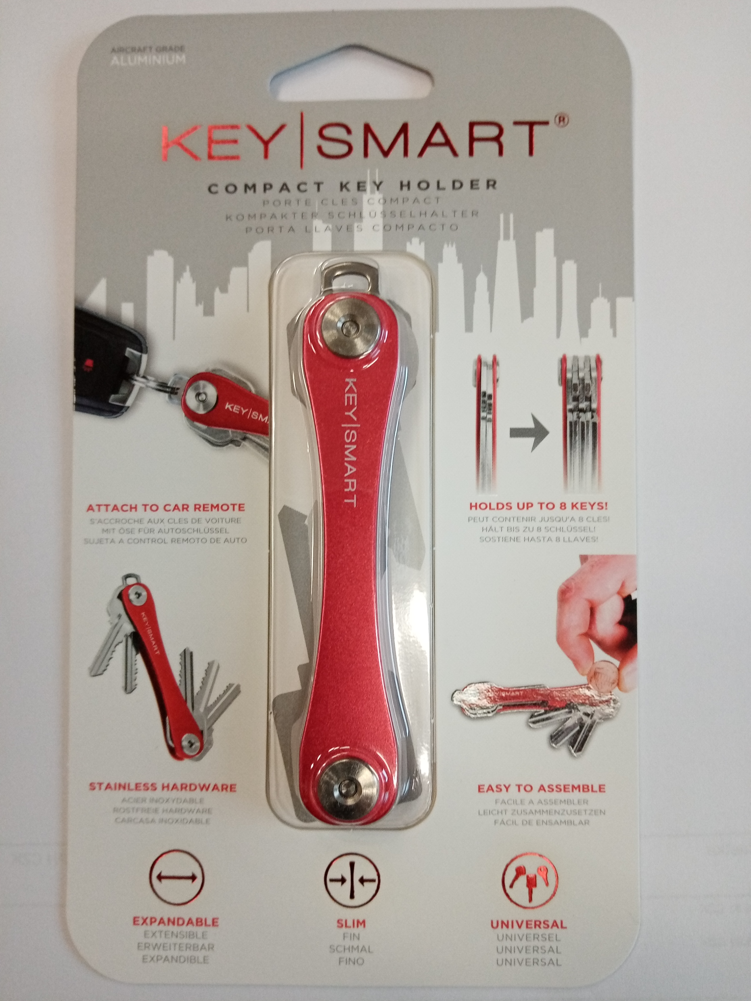 KeySmart Organizér klíčů - Red