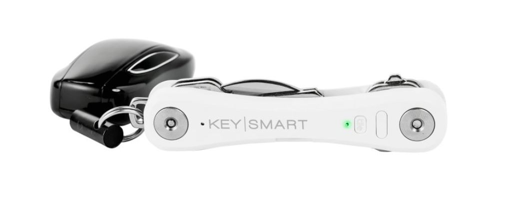  KeySmart Pro Organizér Klíčů s Tile - White