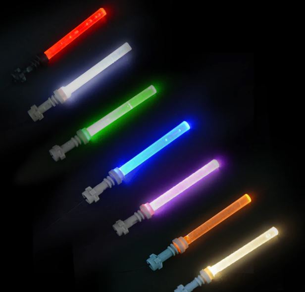 LIGHTAILING • Blikající světelný LEGO®- meč Star Wars - červený