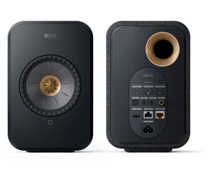 KEF LSX  II  - Wireless • aktivní Hi-Fi systém • Carbon Black
