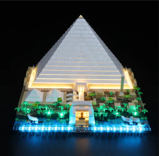 LIGHTAILING • Osvětlení Pro LEGO®- Velká pyramida v Gíze (21058)