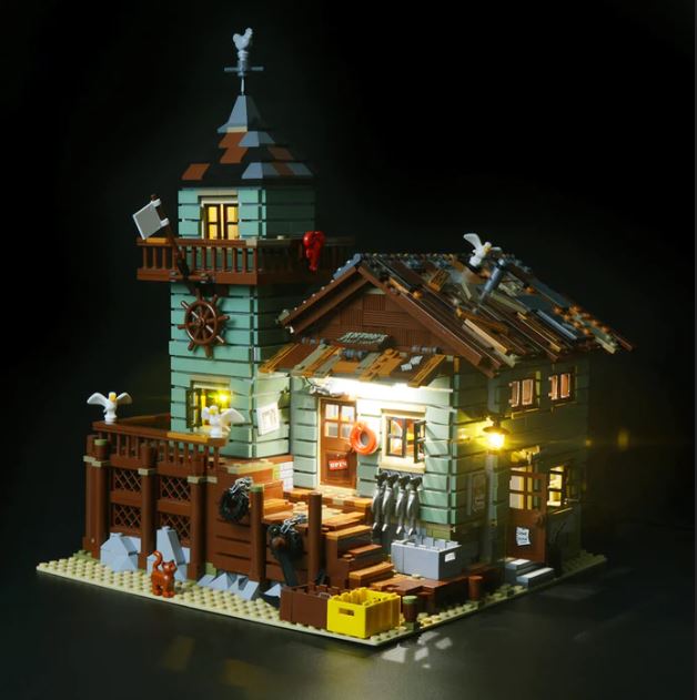LIGHTAILING • Osvětlení Pro LEGO®- starý rybářský obchod 21310
