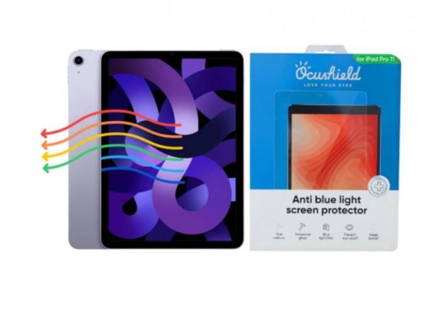 Ocushield • Tvrzené sklo s filtrem blue-light • iPad Air Pro 11",  10,9" 2022