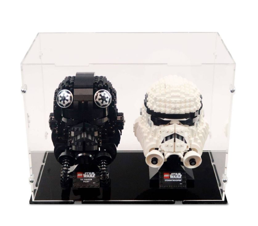 IDISPLAYIT • Vitrína na LEGO®- 2x STAR Wars helmets