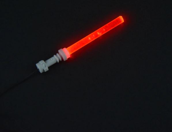 LIGHTAILING • Blikající světelný LEGO®- meč Star Wars - červený