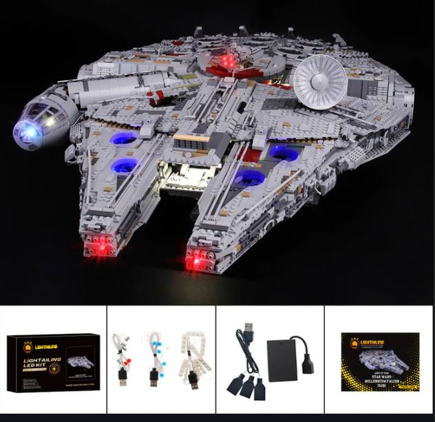 LIGHTAILING • Osvětlení Pro LEGO®- Ultimate Millennium Falcon 75192
