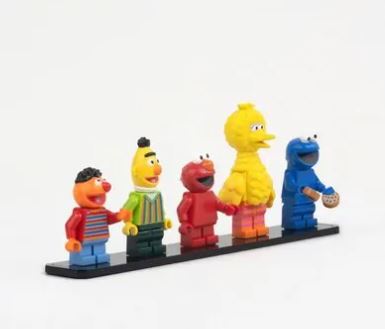 IDISPLAYIT • stojan na LEGO®-  5x destičky na 5ks minifigurk