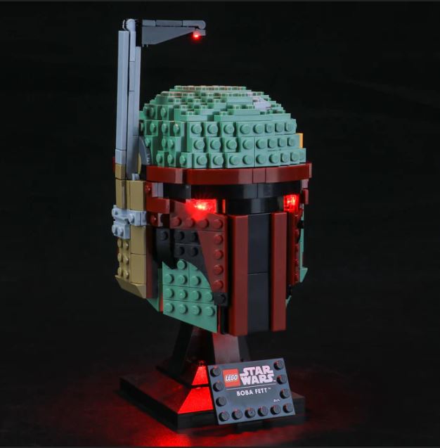 LIGHTAILING • Osvětlení Pro LEGO®- Helmu Boba Fetty (75277)