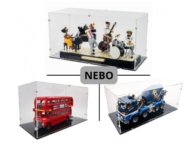 IDISPLAYIT • box na LEGO®- Jazz Quartet  - 21334 , náklaďák nebo Londýnský autob