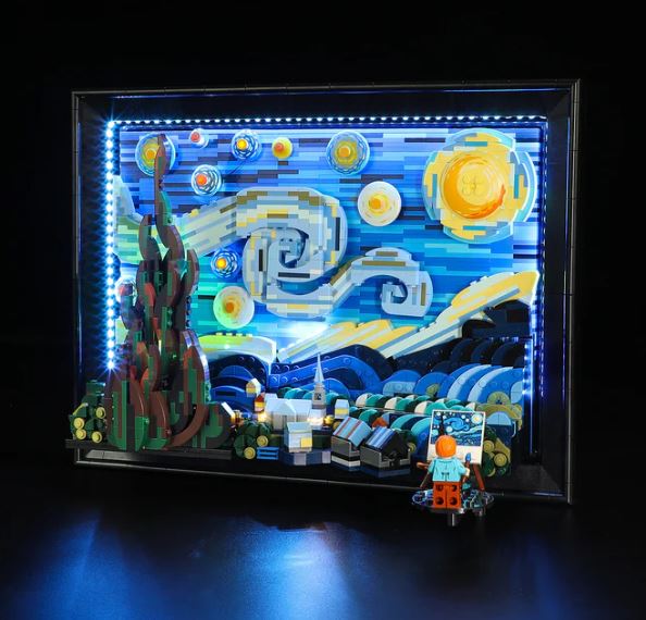 LIGHTAILING • Osvětlení Pro LEGO®- Vincenta van Gogha - Hvězdná noc 21333