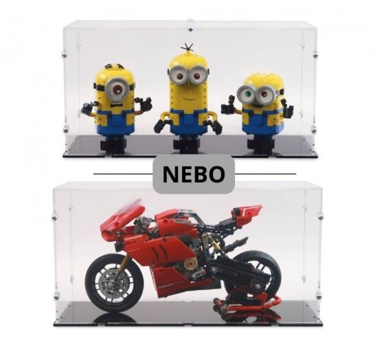 IDISPLAYIT • box na LEGO®- Ducati Panigale V4 R a Mimoni a jejich doupě  (42107)