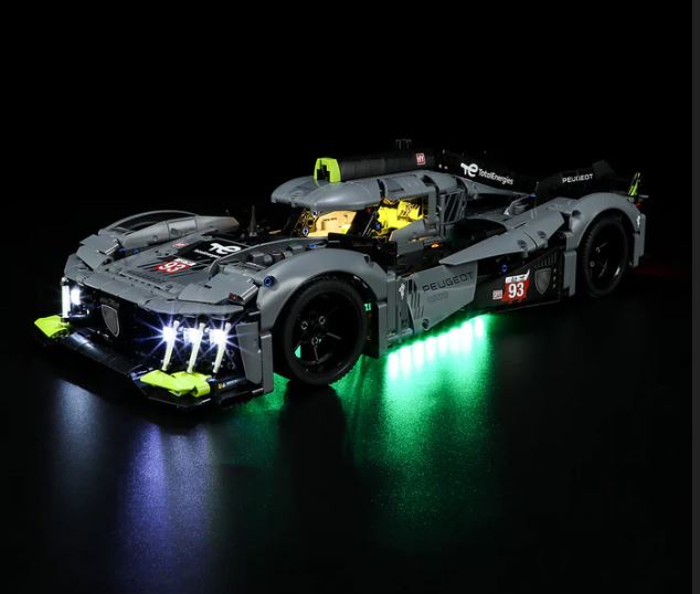 LIGHTAILING • Osvětlení Pro LEGO®-PEUGEOT 9X8 24H Le Mans Hybrid Hypercar 42156