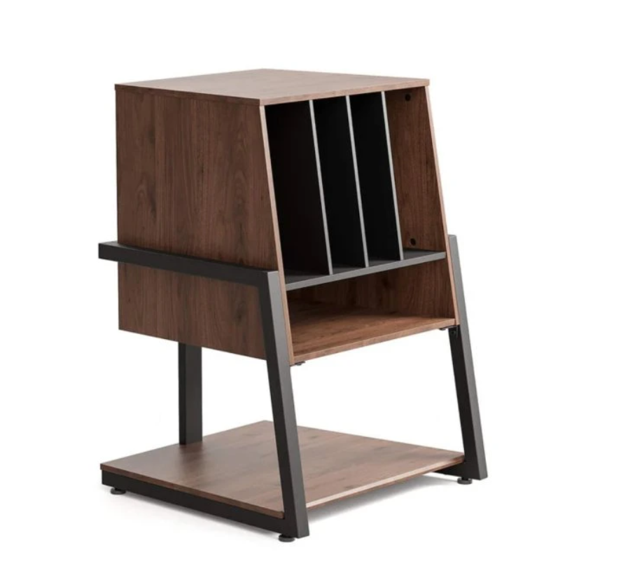 FITUEYES • gramofonový stolek RSF05  - Walnut / tmavý dub