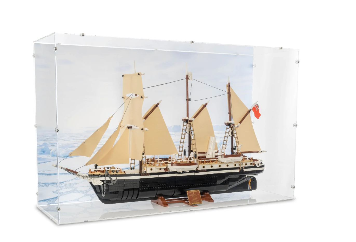 IDISPLAYIT • box na LEGO®- Endurance pro LEGO 10335 _ spodní deska bílá