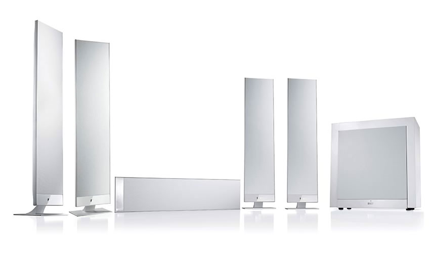 KEF T305 • System, sada 5.1 SLIM - STAV skladu dle jed.položek • White 